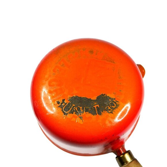 Le Creuset #14 Saucepan Flame Orange with Lid Mid-Century Enamel Cookware - Picture 8 of 11